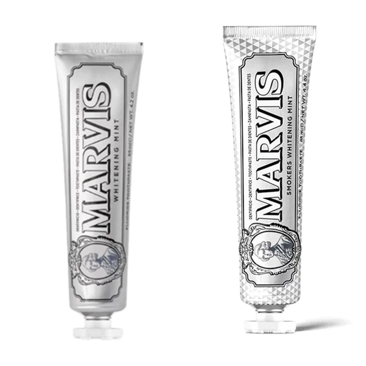 Marvis 85ml Whitening Mint Fresh Toothpaste Strong Breath Remove Smoke Stains Toothpaste Relieves Bad Breath Cleaning Teeth Care